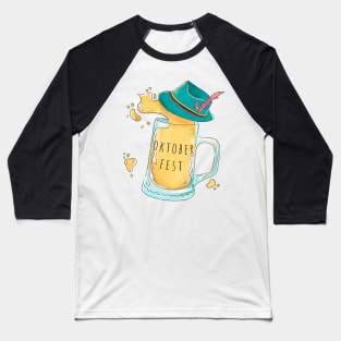 Oktoberfest Beer Baseball T-Shirt